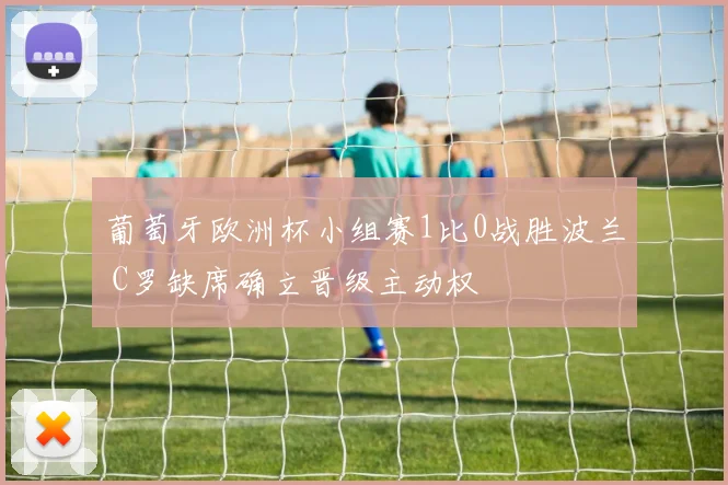 葡萄牙欧洲杯小组赛1比0战胜波兰 C罗缺席确立晋级主动权